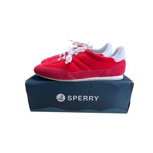 NIB - Sperry Runabout WM-600 Women's Red Low Top Sneakers - Size 8